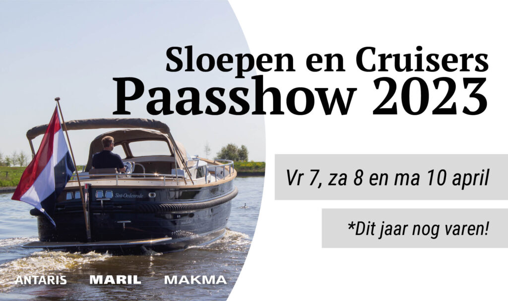 Paashow 2023 - Aquatec industries, sloepen op voorraad